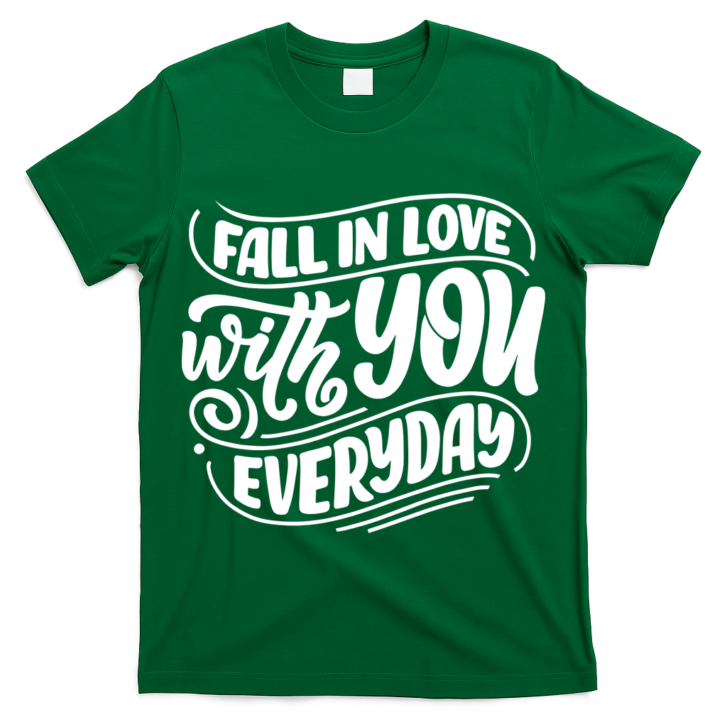 Fall In Love With You Everyday Cute Gift T-Shirt