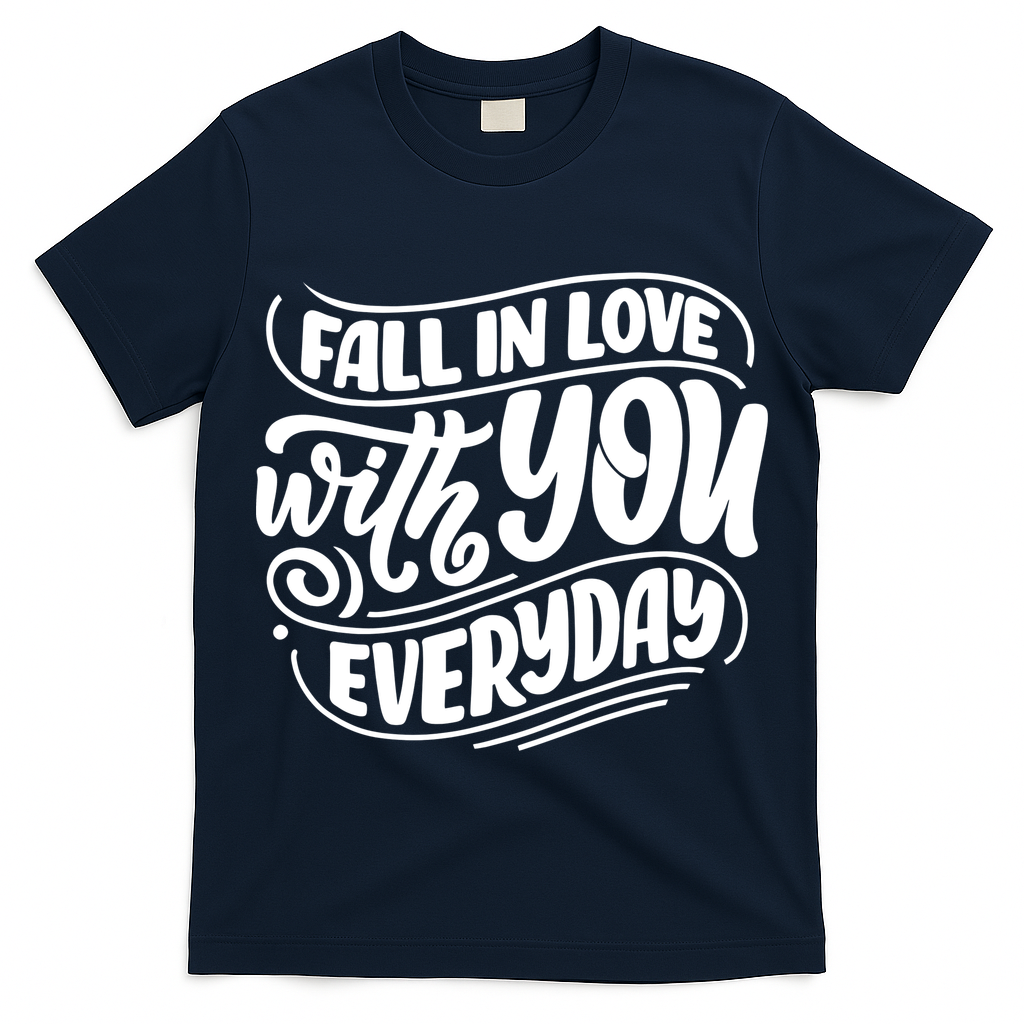 Fall In Love With You Everyday Cute Gift T-Shirt