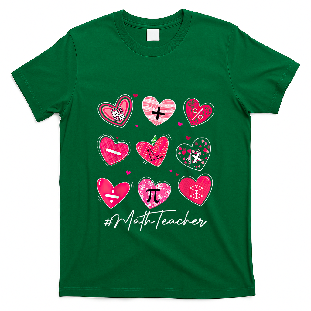 Funny Math Teacher Valentine's Day Pi Math Lover Outfits T-Shirt