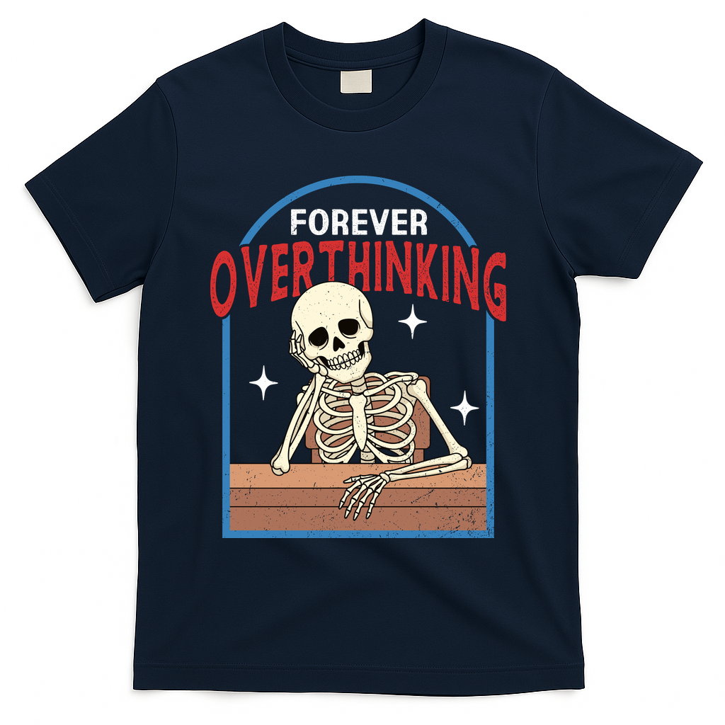 Forever Overthinking T-Shirt - Navy