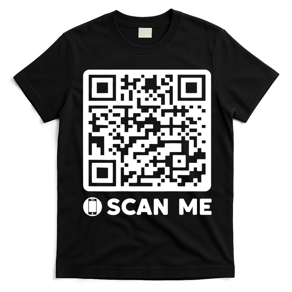 Funny Qr President Trump Dancing Code 45/47 T-Shirt - Black