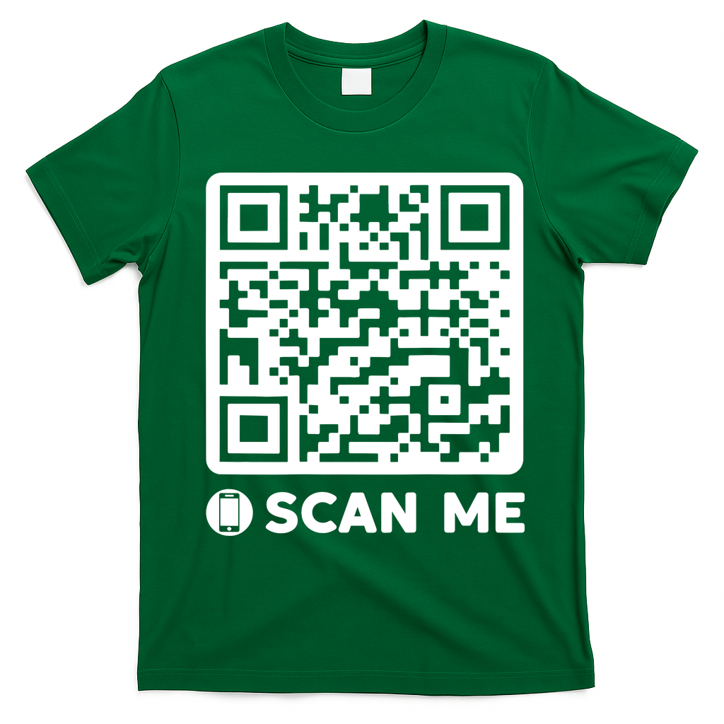 Funny Qr President Trump Dancing Code 45/47 T-Shirt - Irish Green