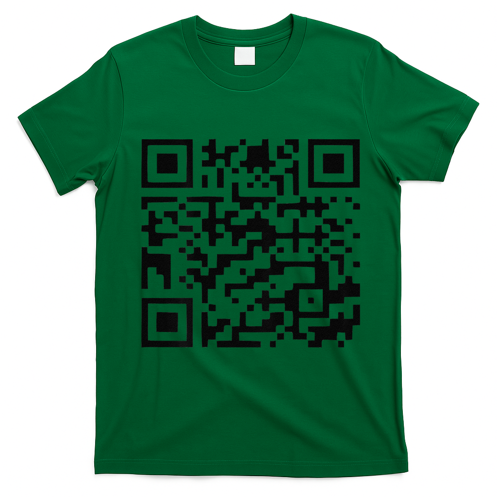 Funny Qr President Trump Dance Code Trump 4547 T-Shirt - Irish Green