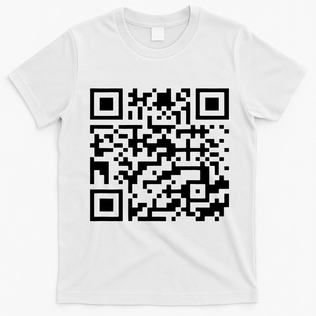 Funny Qr President Trump 45/47 Trump Dancing Code (Back) T-Shirt - White