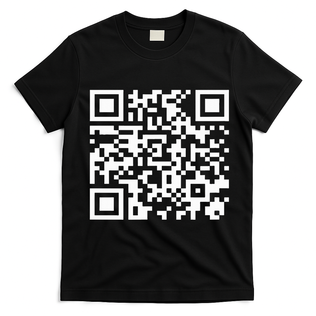 Funny Qr President Trump Dance Code 2025 T-Shirt - Black