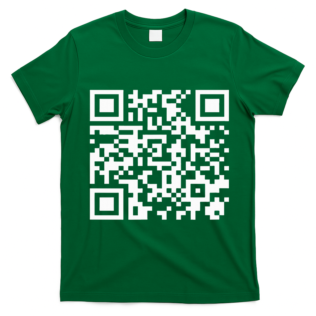 Funny Qr President Trump Dance Code 2025 T-Shirt - Irish Green