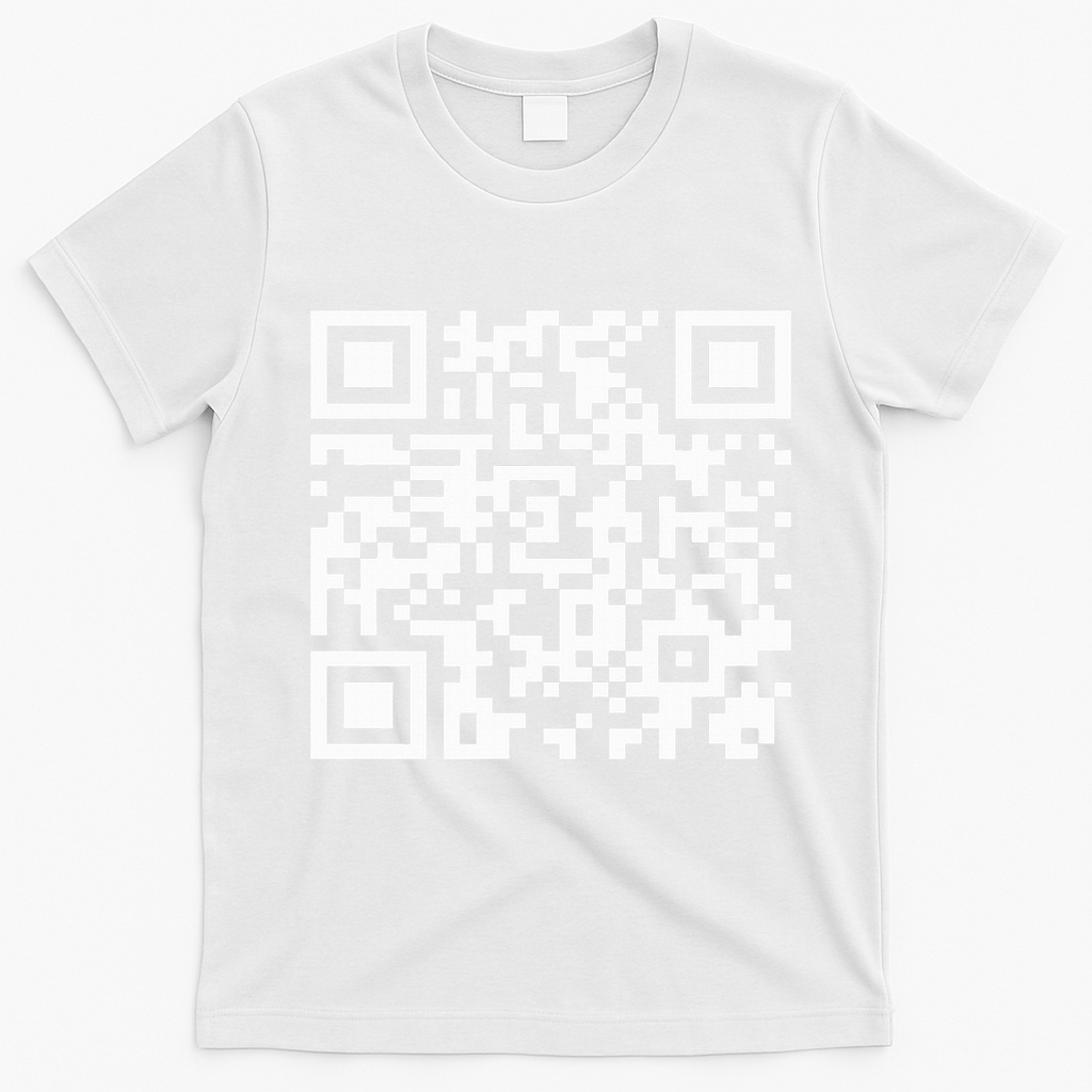 Funny Qr President Trump Dance Code 2025 T-Shirt - White