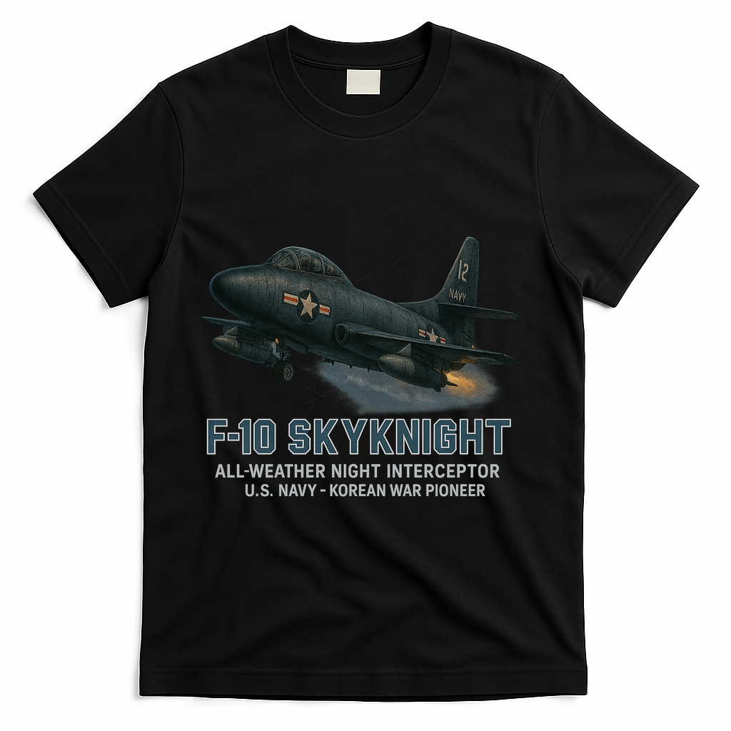 F-10 Skyknight T-Shirt - Black