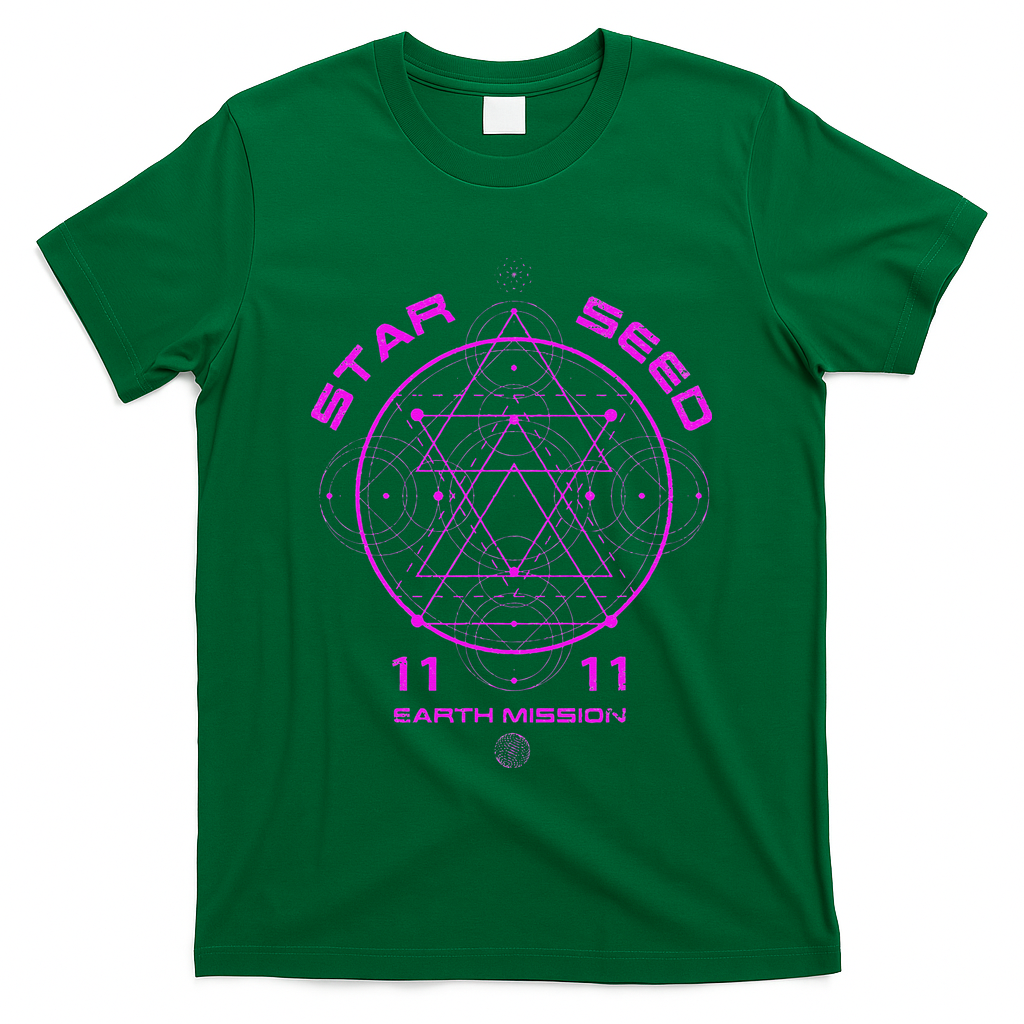 funny Starseed Mission Sacred Geometry T-Shirt