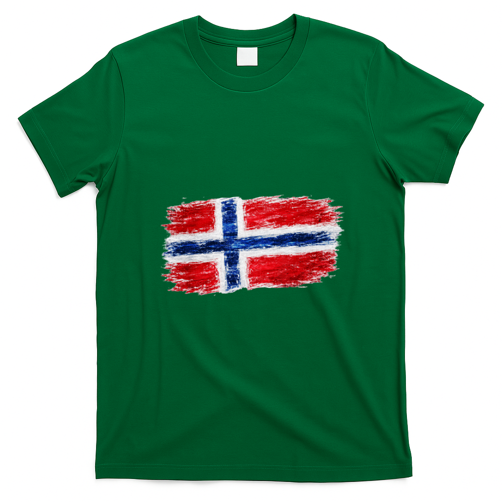 Football Soccer Norway Flag World Fan T-Shirt - Irish Green