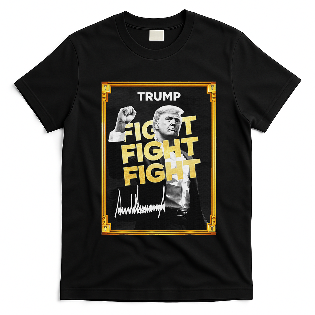 Funny Trump Meme Coin Crypto President Meme T-Shirt - Black