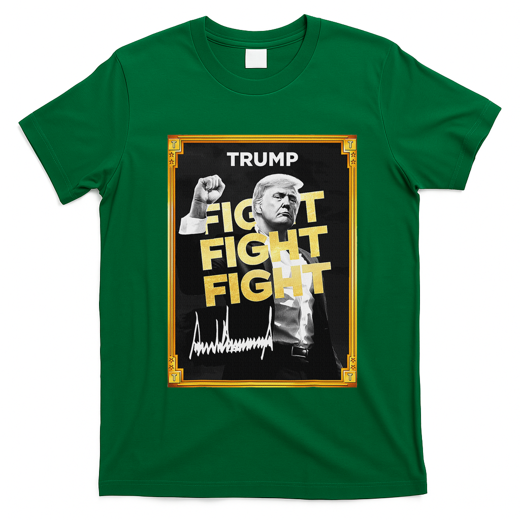 Funny Trump Meme Coin Crypto President Meme T-Shirt - Irish Green