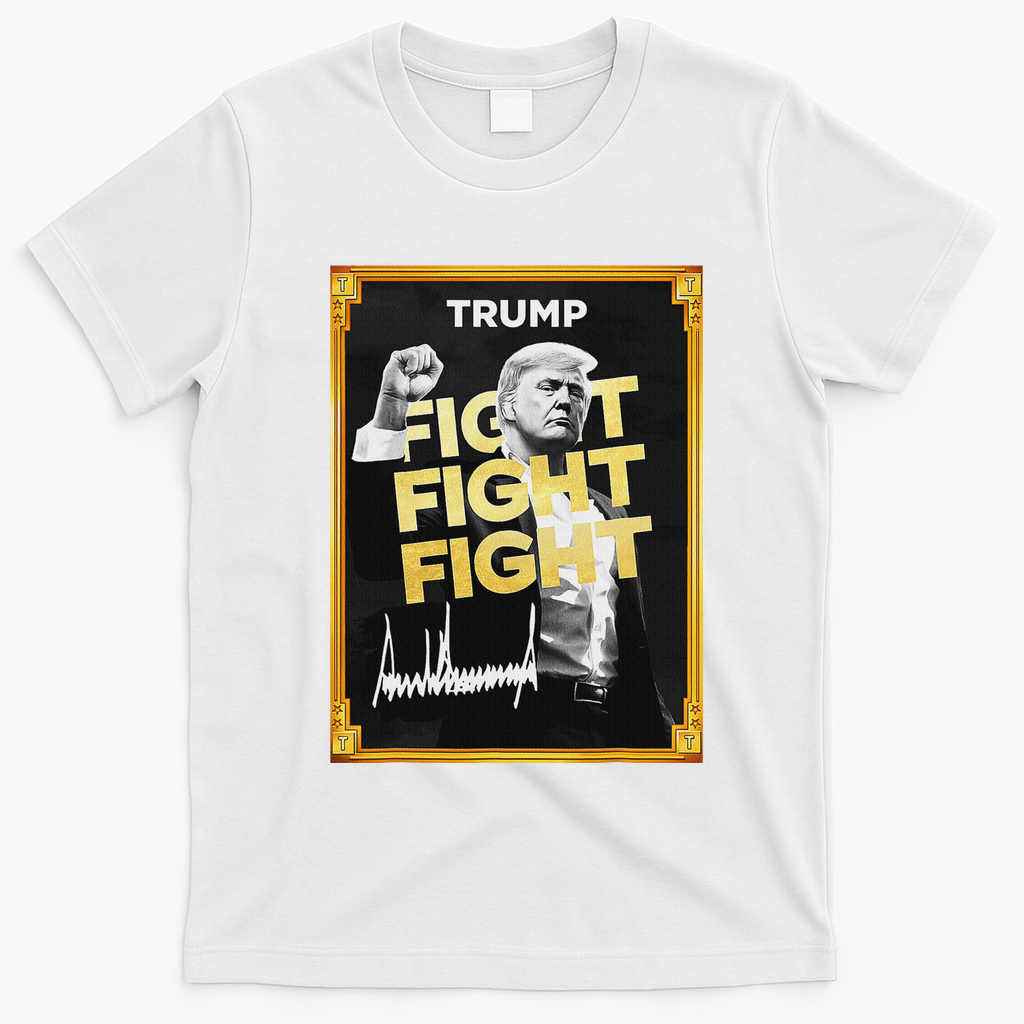 Funny Trump Meme Coin Crypto President Meme T-Shirt - White