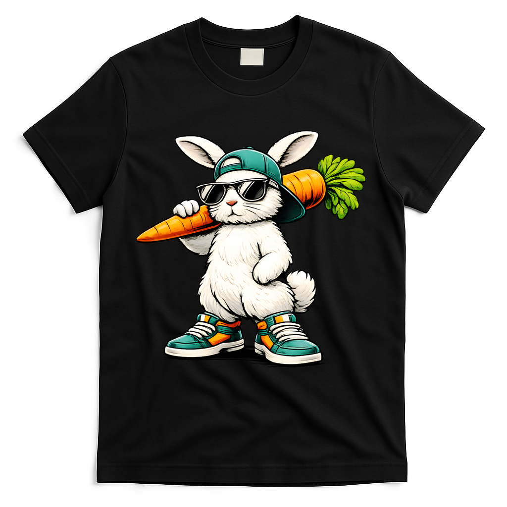 Gangster Bunny T-Shirt - Black