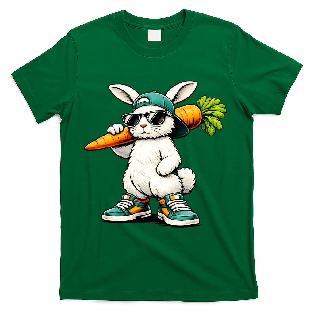 Gangster Bunny T-Shirt - Green