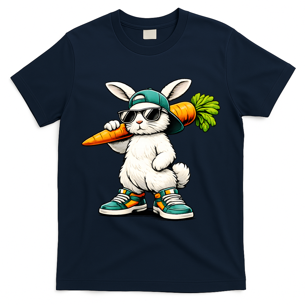 Gangster Bunny T-Shirt - Navy