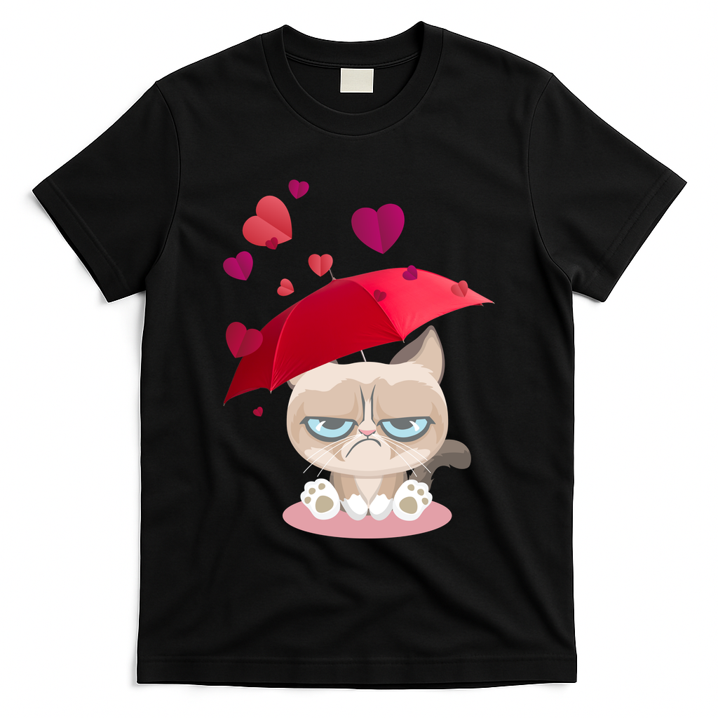 Grump Cat Valentines Day T-Shirt