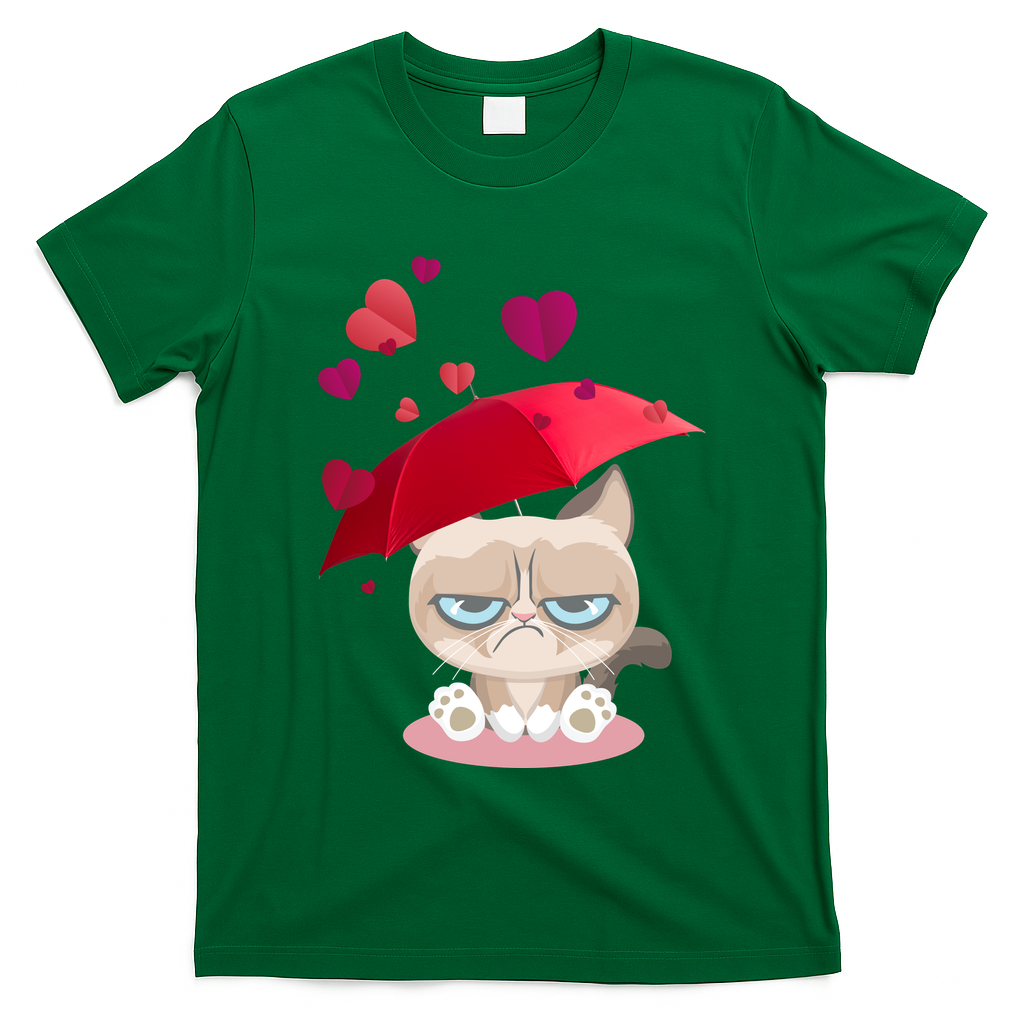 Grump Cat Valentines Day T-Shirt