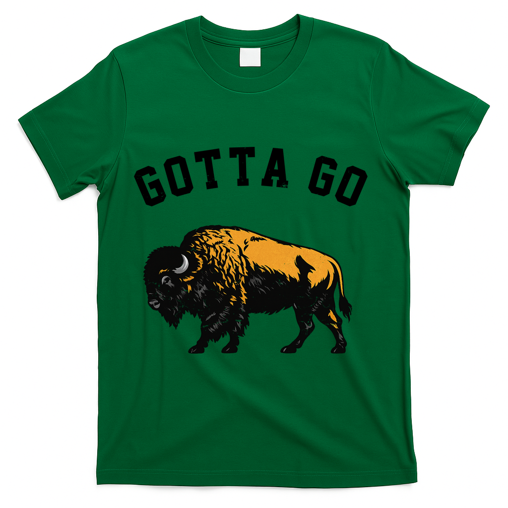 Gotta Go Buffalo Vintage T-Shirt - Green
