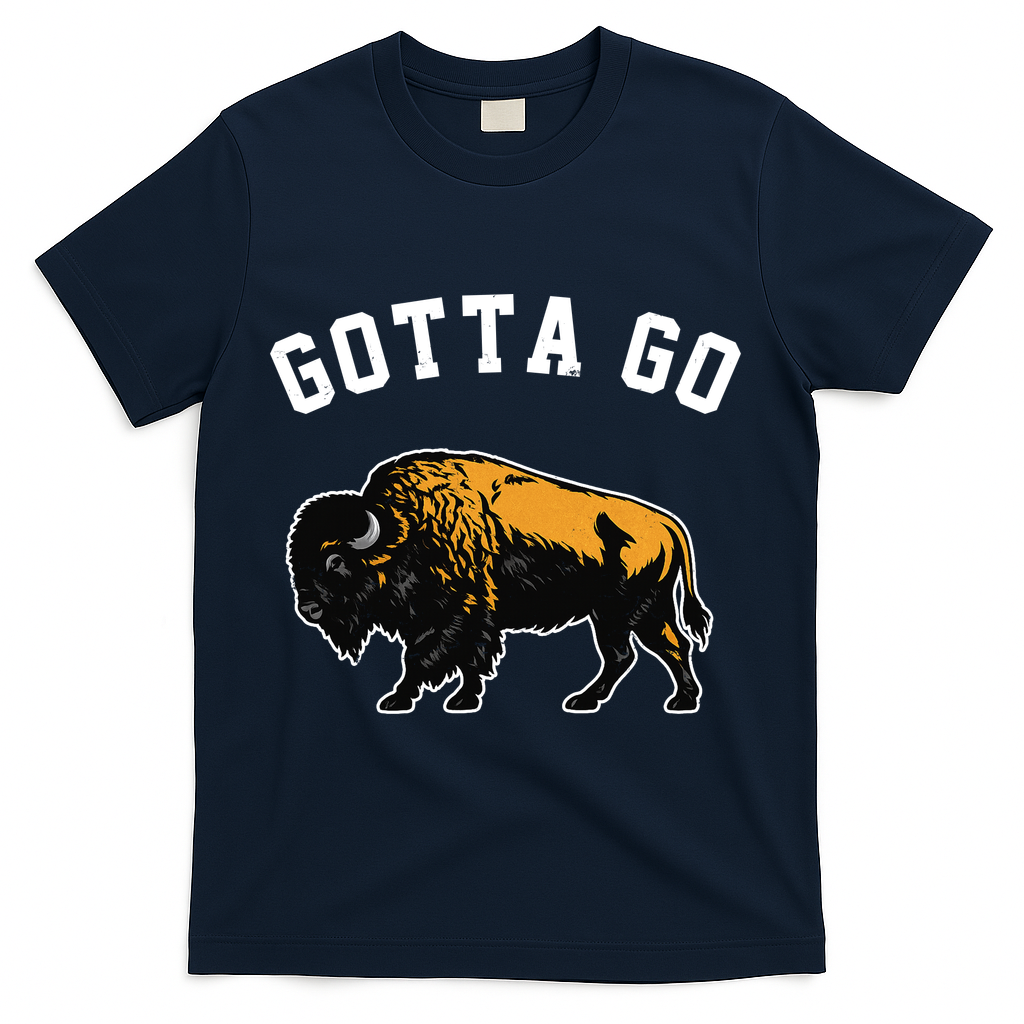 Gotta Go Buffalo Vintage T-Shirt - Navy