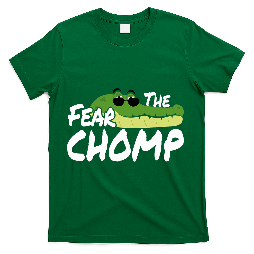 Gator Mascot Back To School Fear The Chomp Florida Game T-Shirt - Green