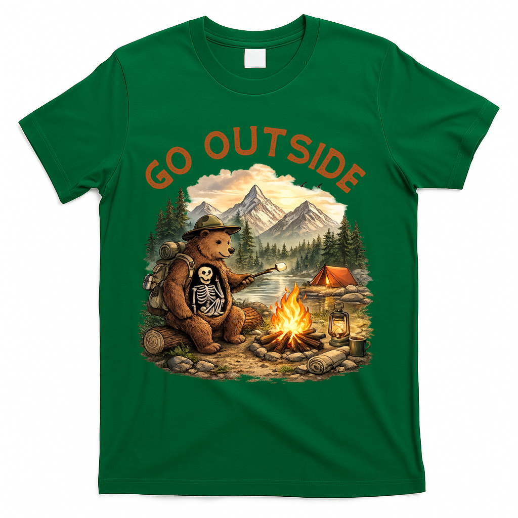 Go Outside T-Shirt - Green
