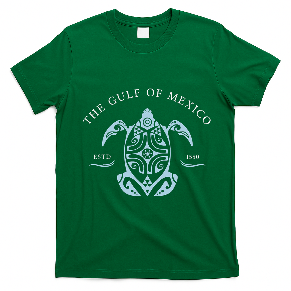 Gulf of Mexico Turtle Anti Trump T-Shirt - Irish Green