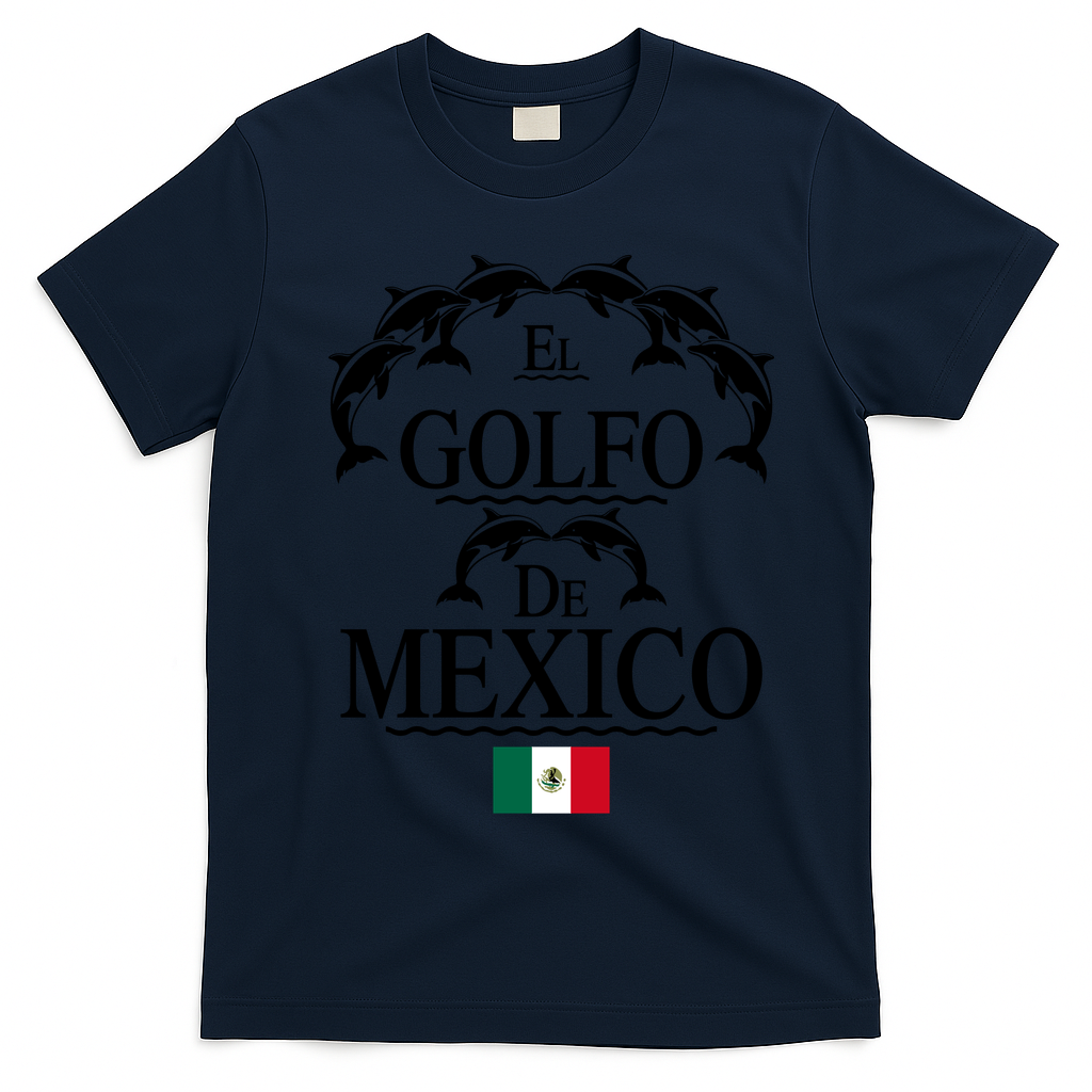 Gulf Of Mexico T-Shirt - Navy Blue