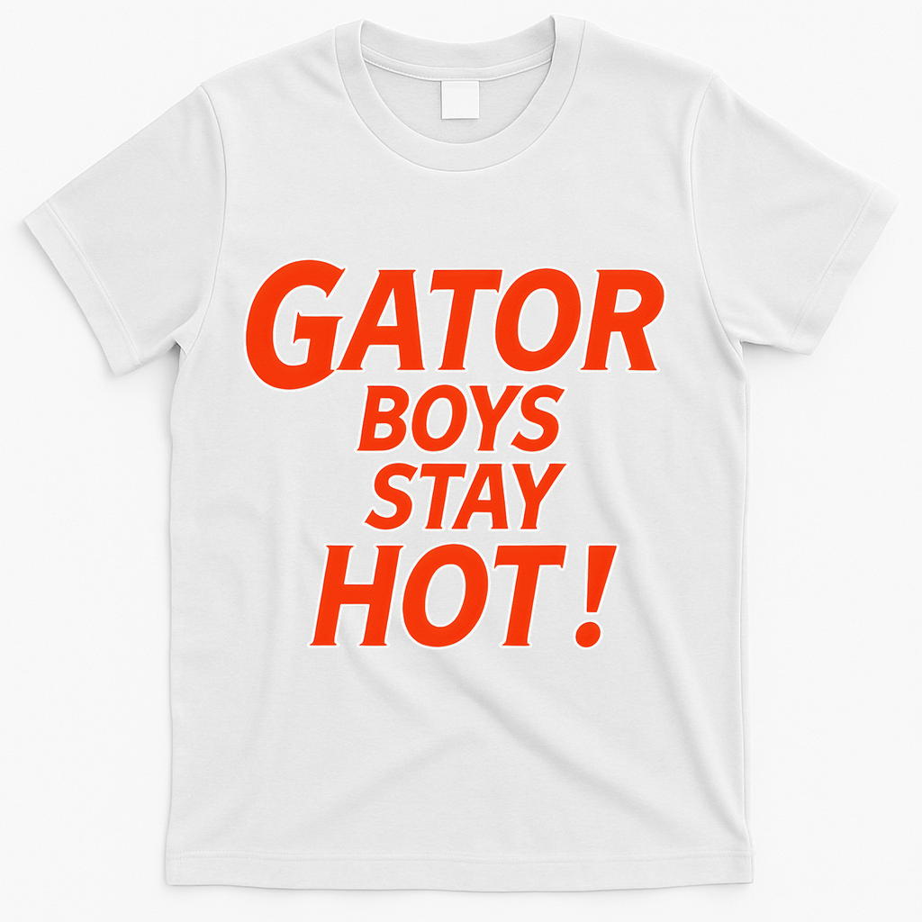 Gator Stay Hot Tees For Women T-Shirt - White