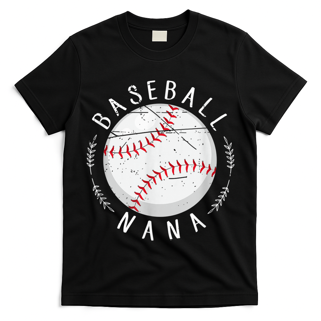 Grandmother Sports Nana Baseball Mother, Mother's Day T-Shirt