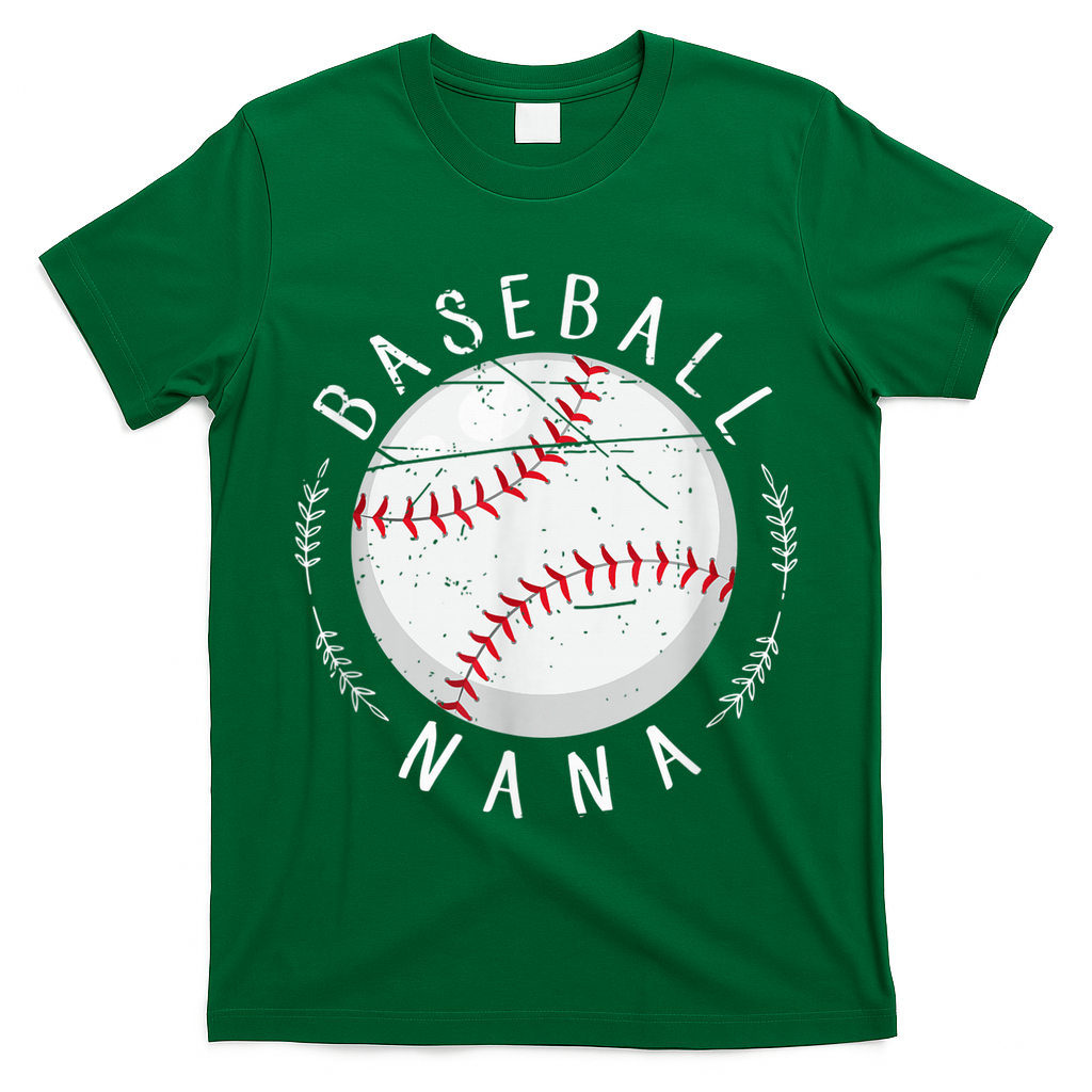 Grandmother Sports Nana Baseball Mother, Mother's Day T-Shirt