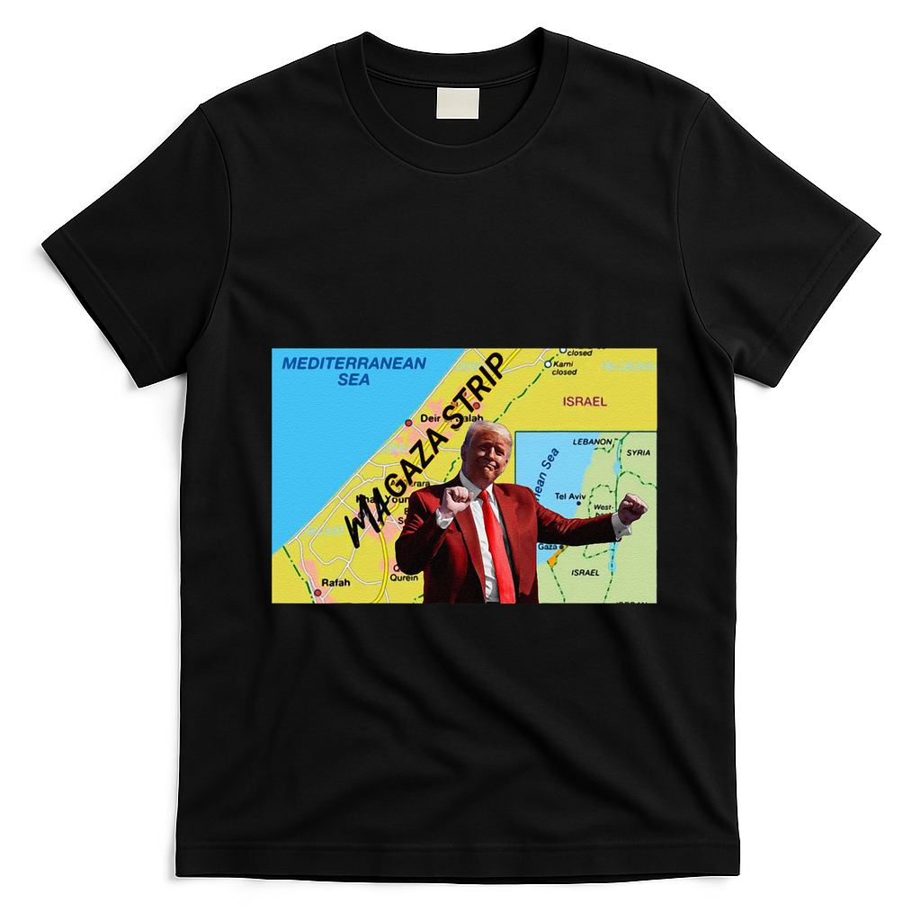 Gaza Strip Trump Magaza Strip T-Shirt - Black