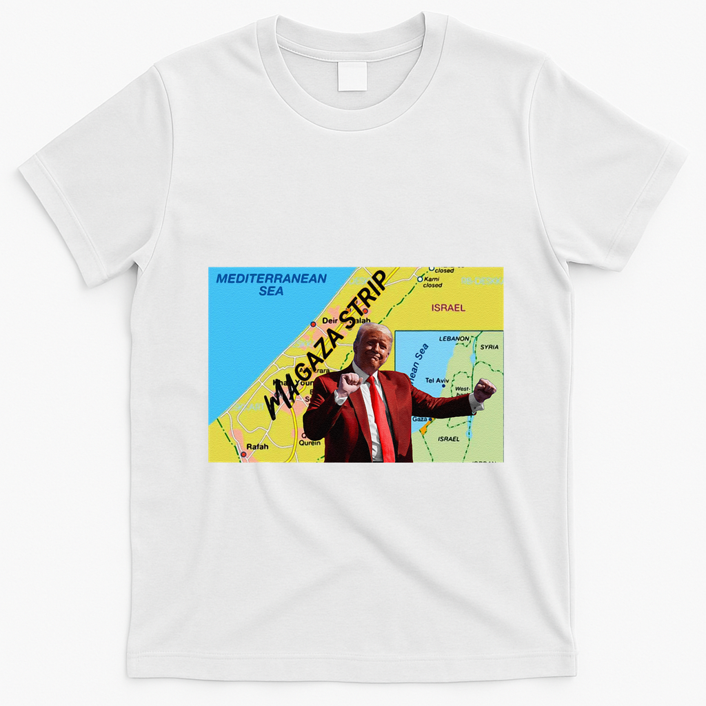Gaza Strip Trump Magaza Strip T-Shirt - White