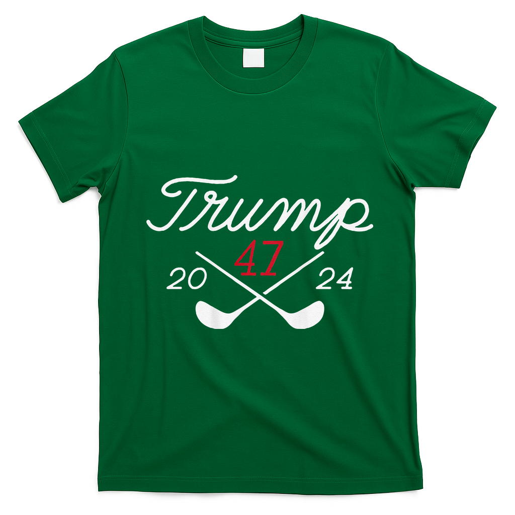 Golf Trump 47 2024 T-Shirt - Irish Green