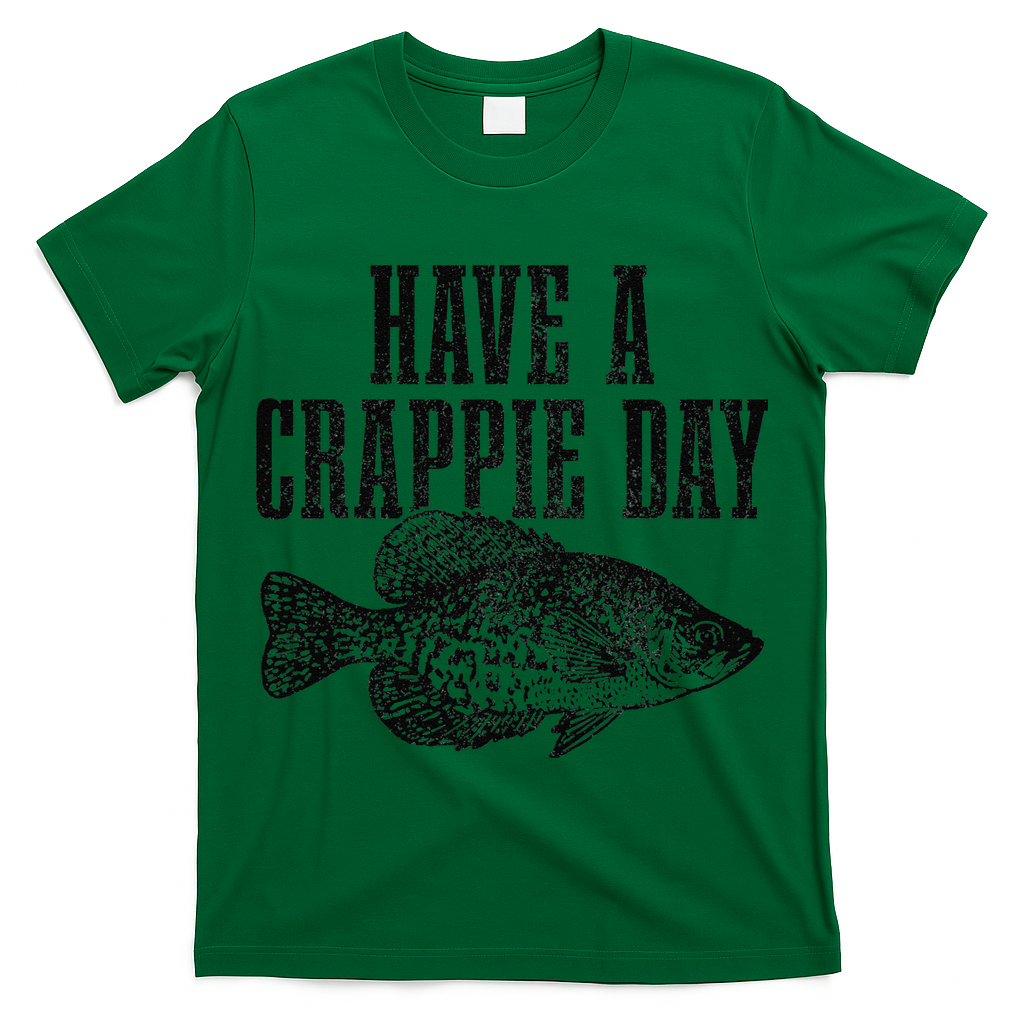 Have A Crappie Day Funny Crappie Fishing Fisherman Fish T-Shirt