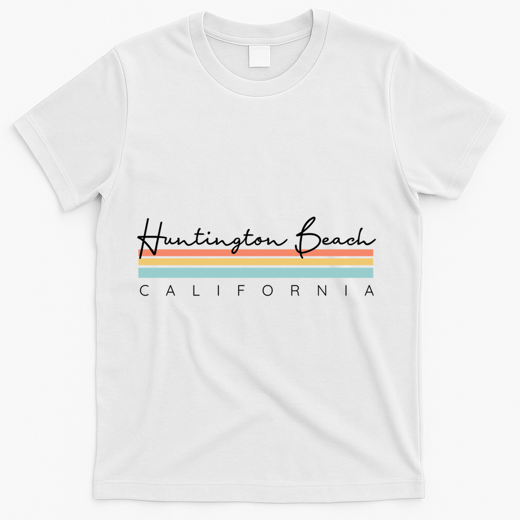 Huntington Beach California Cool Gift T-Shirt - White