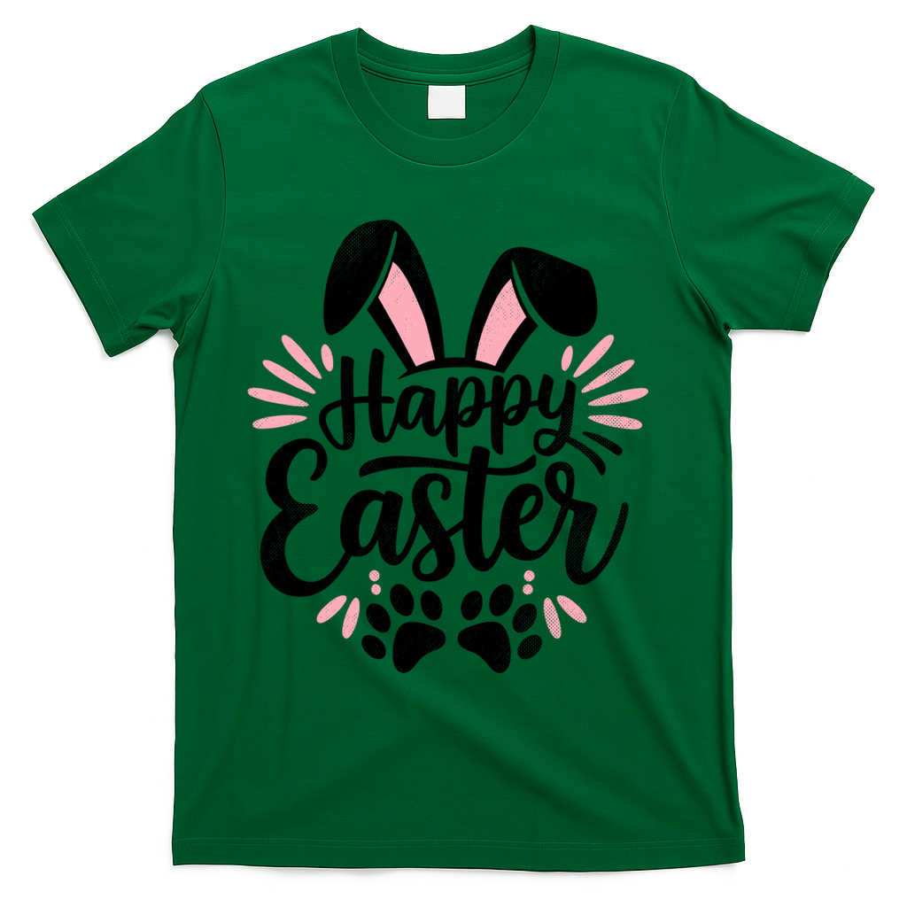 Happy Easter Bunny T-Shirt - Green