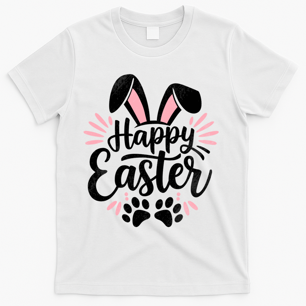 Happy Easter Bunny T-Shirt - White