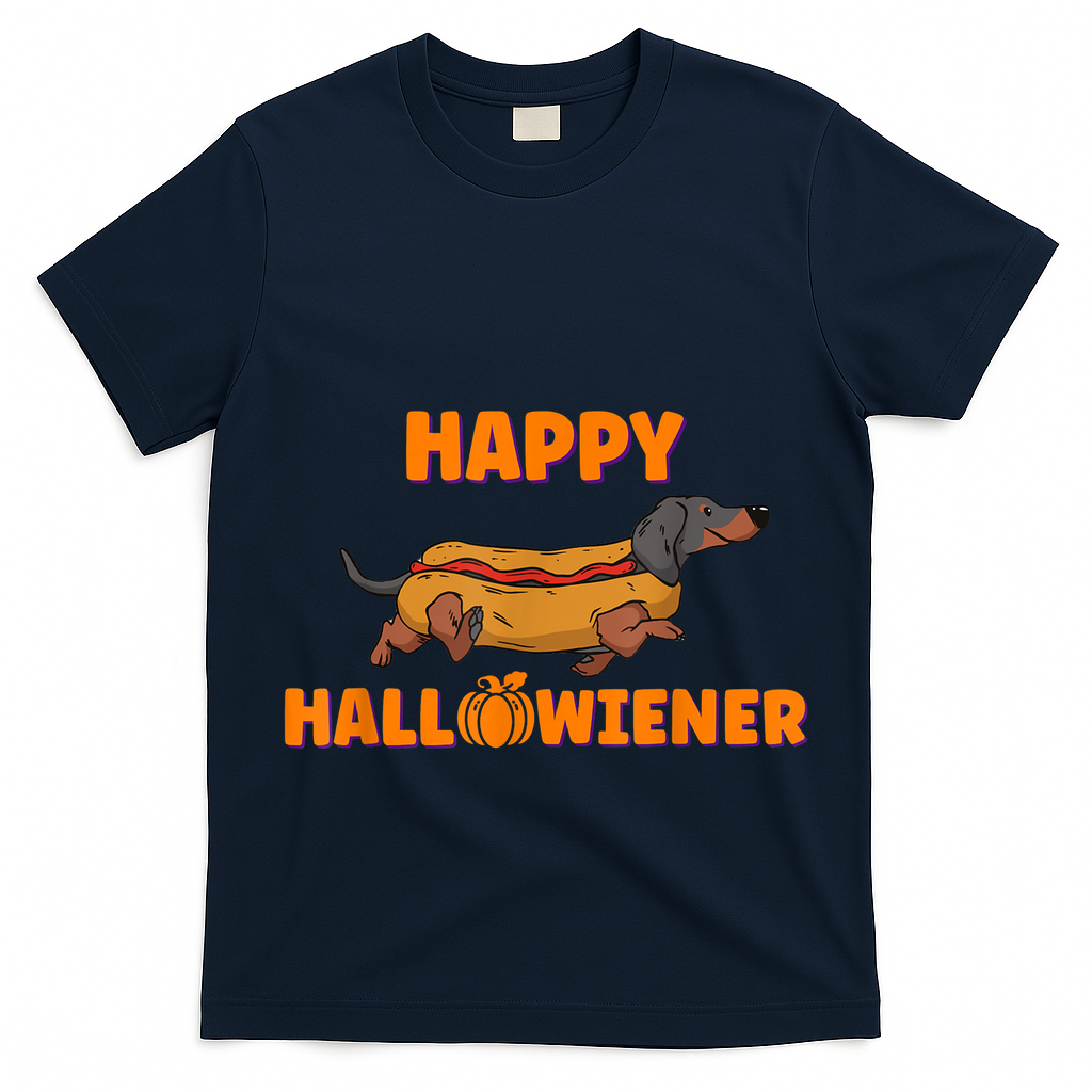 Happy Hallowiener Halloween Dachshund Dog T-Shirt