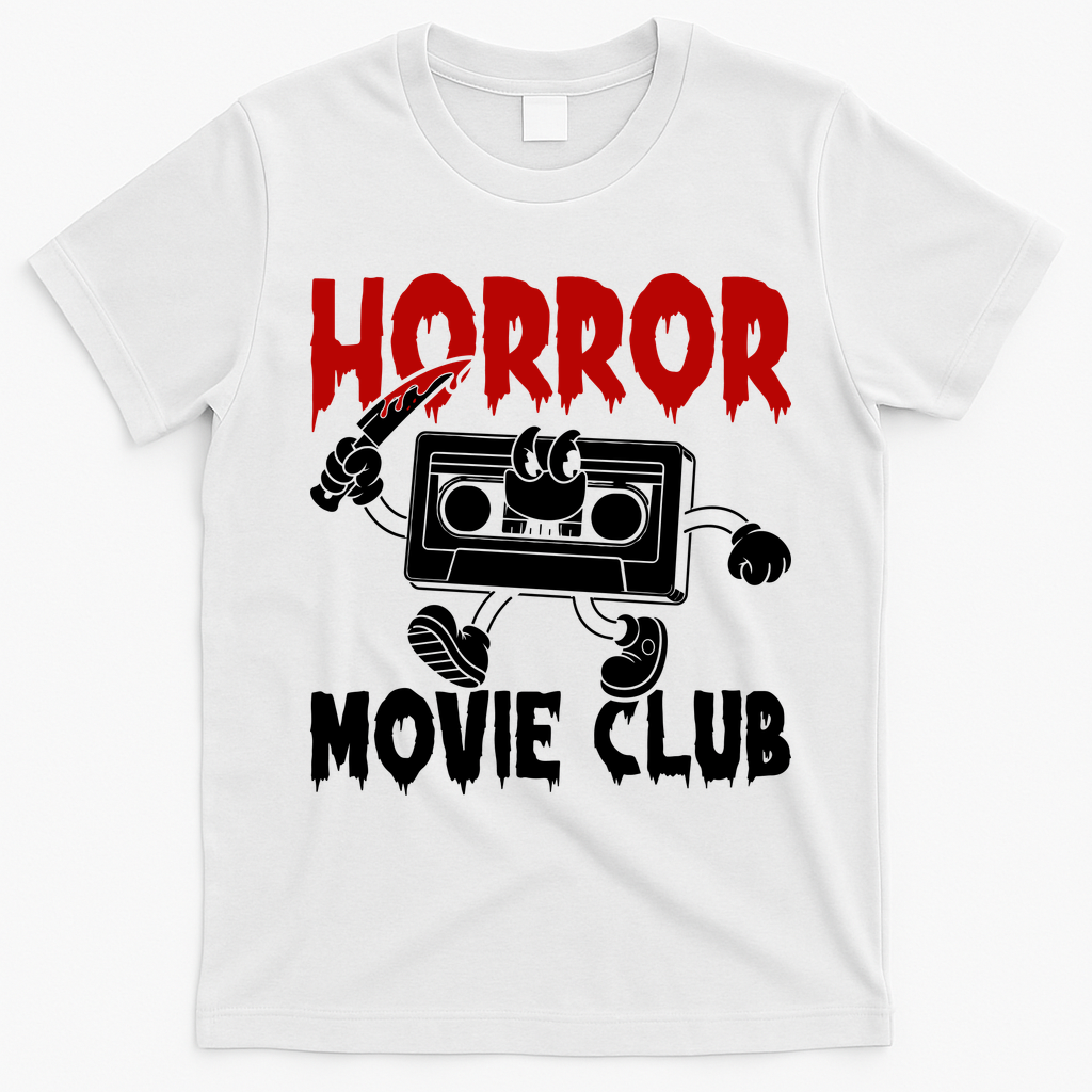 Horror Movie Club T-Shirt - White