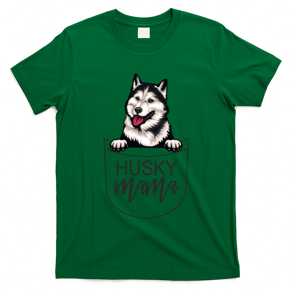 Husky Mama Dog Lover Funny Dog Mom Cute Dog Owner Funny Gift T-Shirt
