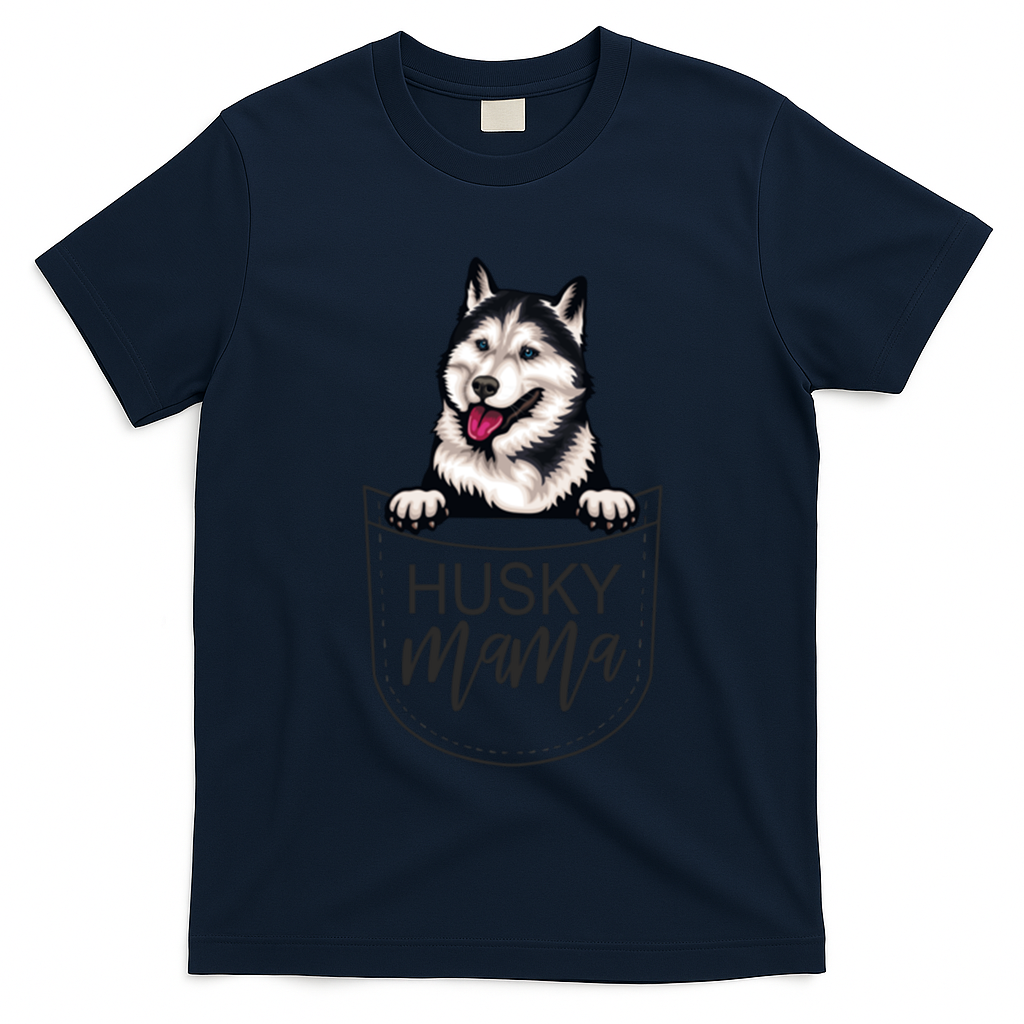 Husky Mama Dog Lover Funny Dog Mom Cute Dog Owner Funny Gift T-Shirt