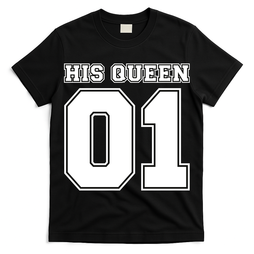 His Queen 01 Sport Couple T-Shirt