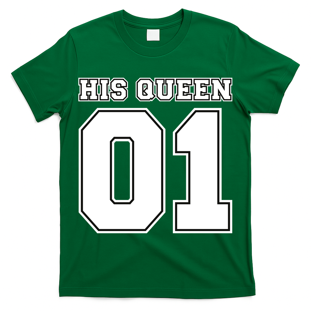 His Queen 01 Sport Couple T-Shirt