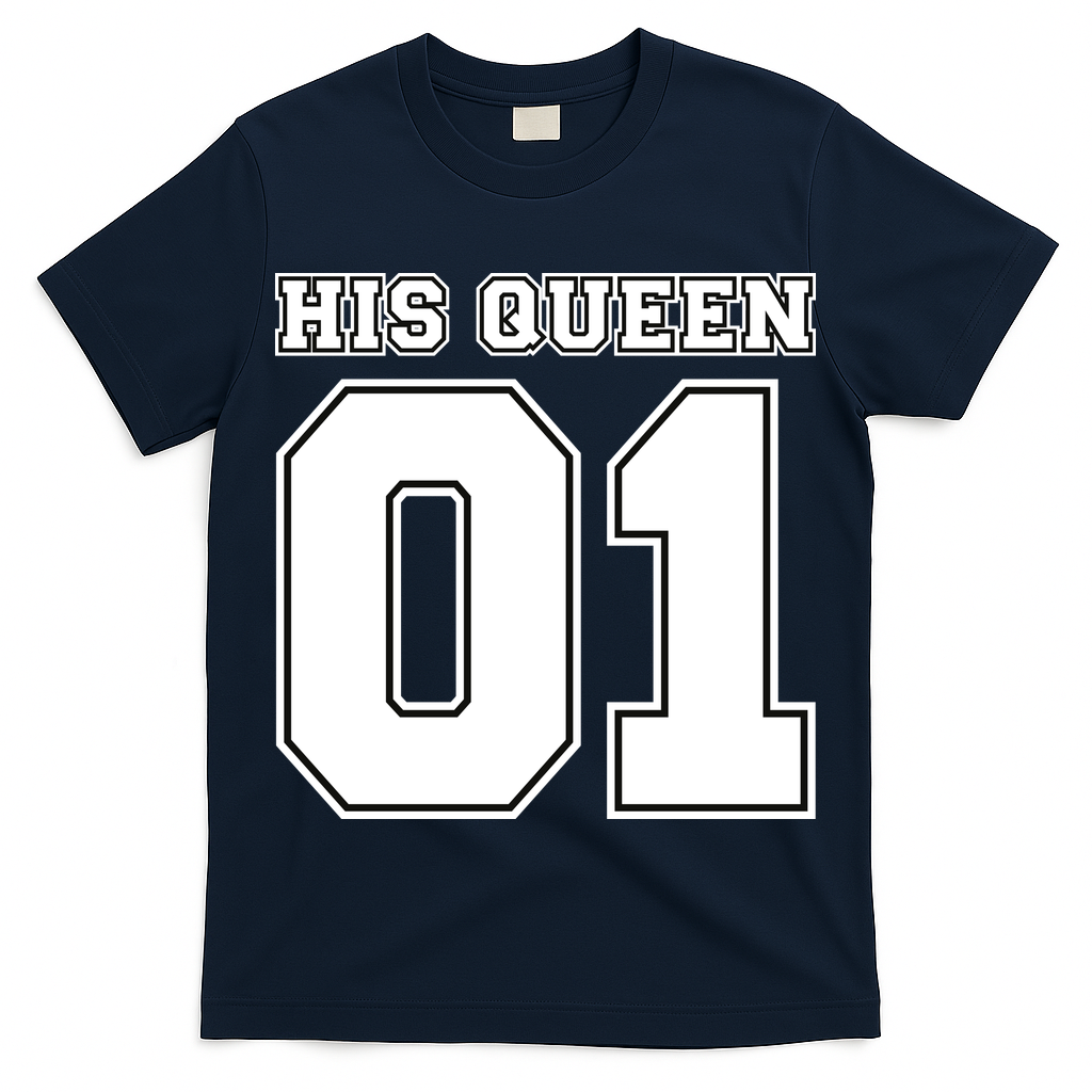 His Queen 01 Sport Couple T-Shirt