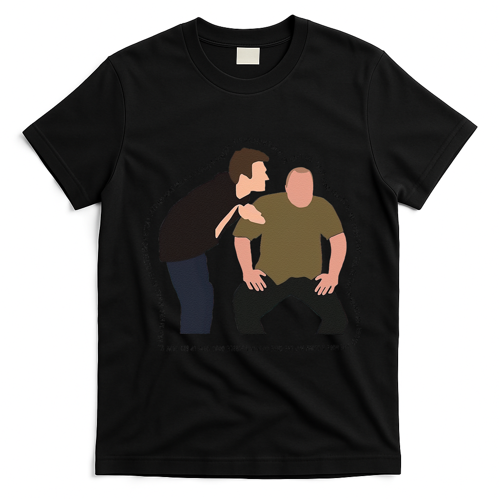 Her Sister Was A Witch Bro Funny Halloween T-Shirt - Black