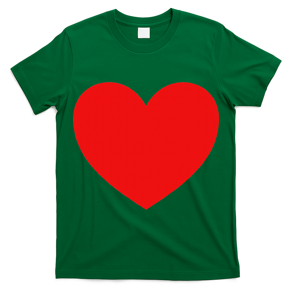 Heart Valentines Day Graphic Novelty Love Heart T-Shirt