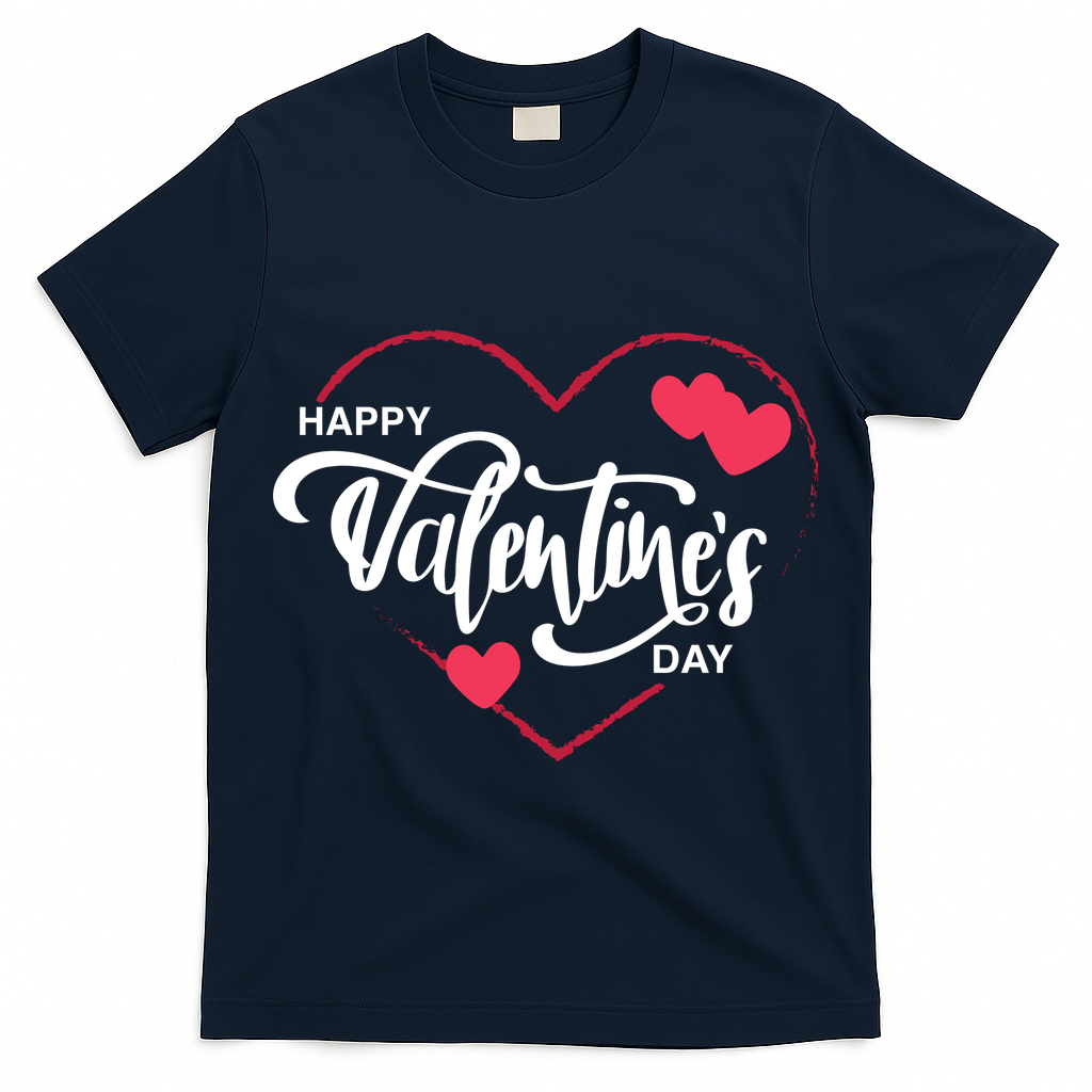 Happy Valentines Day Heart Cute Gift T-Shirt