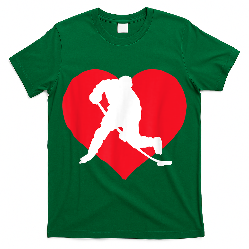 Hockey Valentine Day Funny Gift For Hockey Lover Gifts T-Shirt