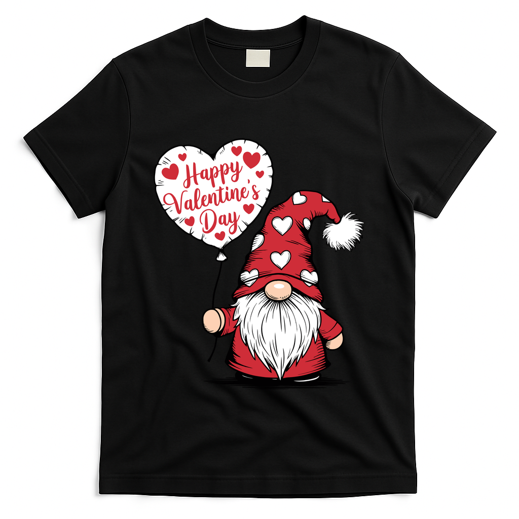 Happy ValentineS Day Cute Gnome T-Shirt